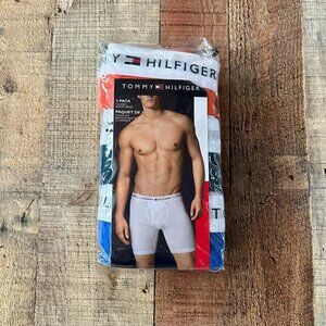 Tommy Hilfiger 3 pack classic cotton boxer brief blue and orange -M